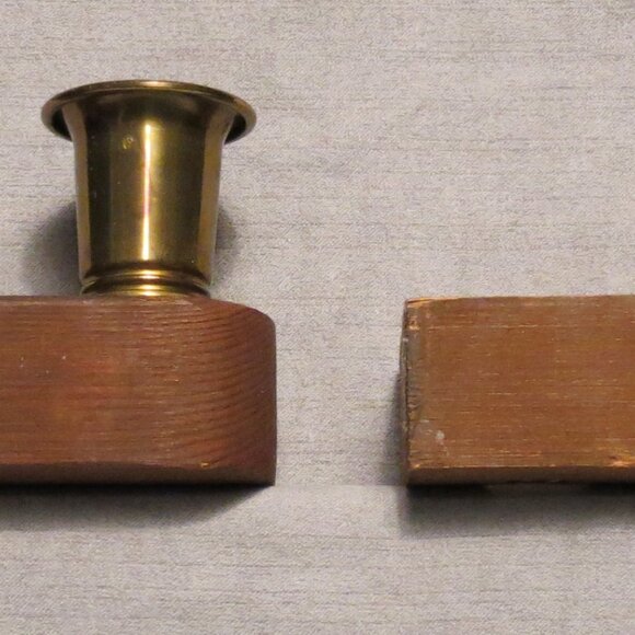 Antique sconces/candler holders from weaving looms - Picture 6 of 7